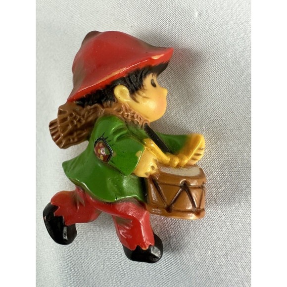 CHRISTMAS Pin HALLMARK Little Drummer Boy 1970s Vintage Rare Retro Collectible - Picture 1 of 8